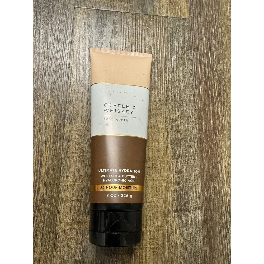 Bath & Body Works Coffee & Whiskey Ultimate Hydration Body Cream 8oz 226g